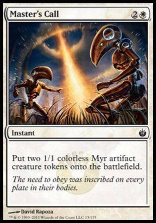 Master's Call (Mirrodin Besieged) Near Mint