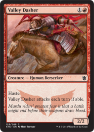 Valley Dasher (Khans of Tarkir) Near Mint Foil