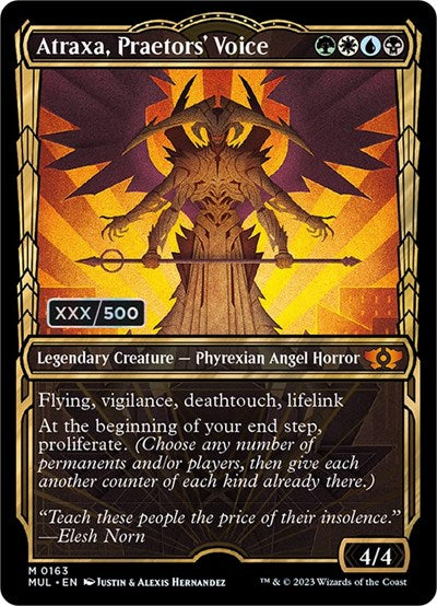 Atraxa, Praetors' Voice (Serialized) (March of the Machine: Multiverse Legends) Near Mint