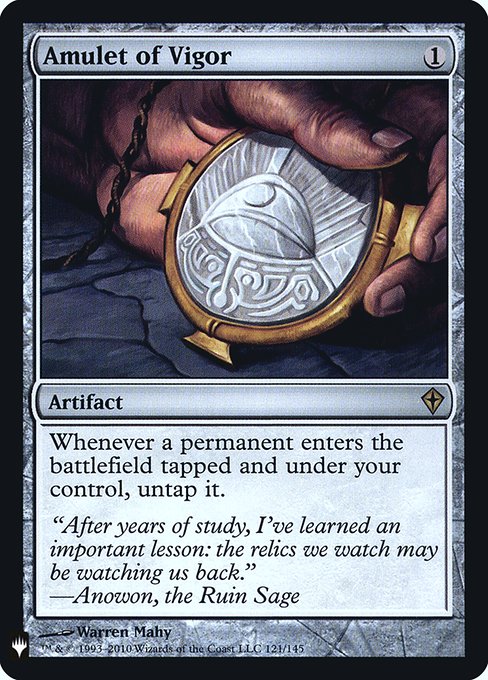 Amulet of Vigor (Mystery Booster Retail Edition Foils) Near Mint Foil