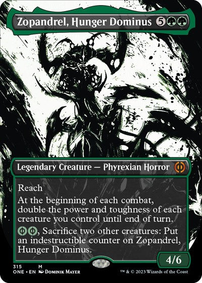 Zopandrel, Hunger Dominus (Showcase) (Phyrexia: All Will Be One) Near Mint