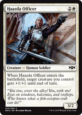 Haazda Officer (Ravnica Allegiance) Near Mint Foil
