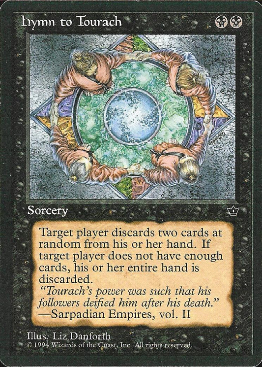 Hymn to Tourach (1) (Fallen Empires) Light Play