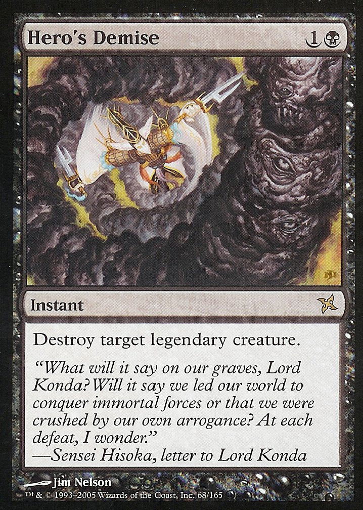 Hero's Demise (Betrayers of Kamigawa) Near Mint Foil