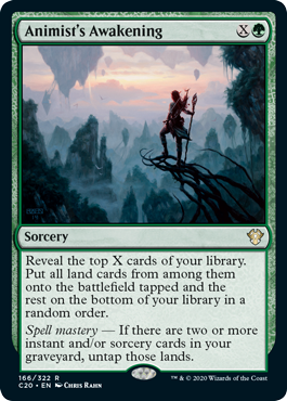 Animist's Awakening (Commander 2020 Ikoria) Near Mint