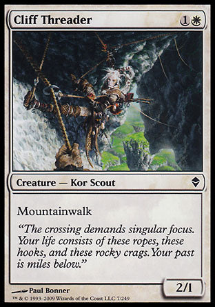 Cliff Threader (Zendikar) Near Mint Foil