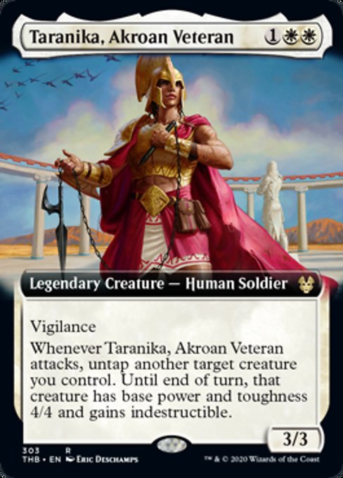 Taranika Akroan Veteran (Extended Art) (Theros Beyond Death) Near Mint
