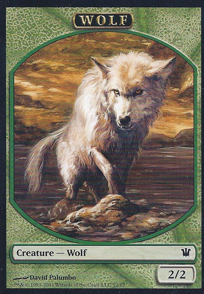 Green Wolf (Token) (Innistrad) Near Mint Japanese