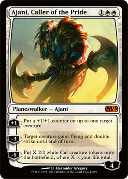 Ajani, Caller of the Pride (Magic 2013 Core Set) Light Play