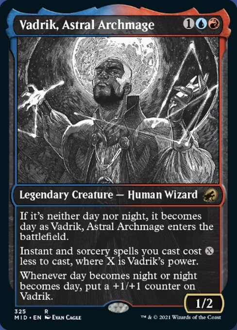 Vadrik, Astral Archmage (Showcase) (Innistrad: Midnight Hunt) Near Mint