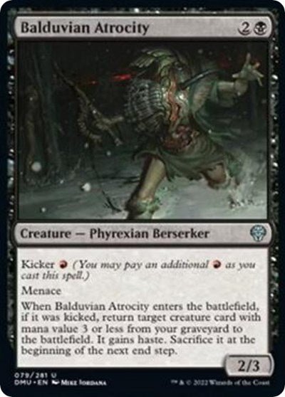Balduvian Atrocity (Dominaria United) Near Mint Foil