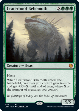 Craterhoof Behemoth (Jumpstart) Near Mint