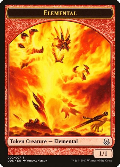 Elemental Token (Duel Decks: Mind vs Might) Near Mint