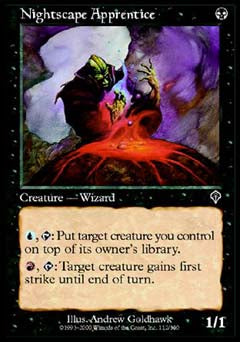 Nightscape Apprentice (Invasion) Near Mint