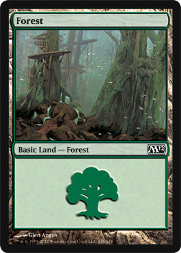Forest (246) (Magic 2012 Core Set) Near Mint Foil