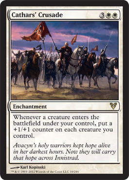 Cathars' Crusade (Avacyn Restored) Near Mint Foil
