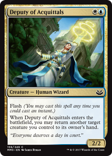 Deputy of Acquittals (Modern Masters 2017) Near Mint Foil