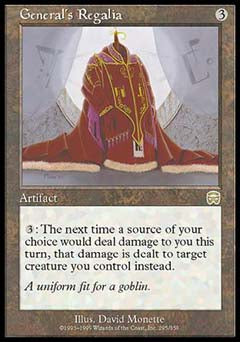 General's Regalia (Mercadian Masques) Near Mint