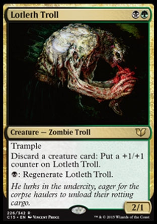 Lotleth Troll (Commander 2015) Near Mint
