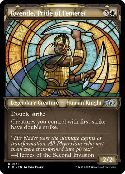 Kwende, Pride of Femeref (Halo Foil) (March of the Machine: Multiverse Legends) Near Mint