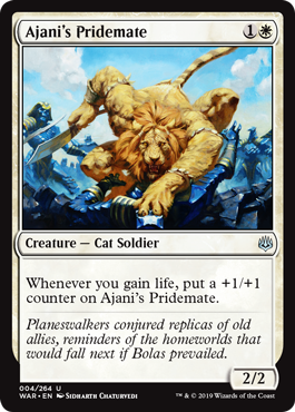 Ajani's Pridemate (War of the Spark) Near Mint Foil