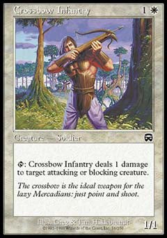 Crossbow Infantry (Mercadian Masques) Near Mint