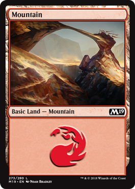 Mountain (273) (Magic 2019 Core Set) Near Mint