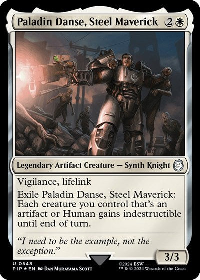 Paladin Danse, Steel Maverick (Surge Foil) (Universes Beyond: Fallout) Near Mint