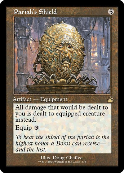 Pariah's Shield (Retro Frame) (Ravnica Remastered) Near Mint