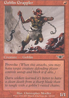 Goblin Grappler (Legions) Near Mint Foil