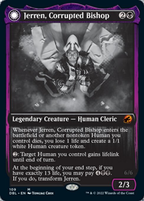 Jerren, Corrupted Bishop / Ormendahl, the Corrupter (Innistrad: Double Feature) Near Mint
