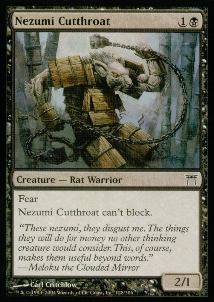 Nezumi Cutthroat (Champions of Kamigawa) Near Mint Foil