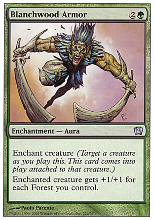 Blanchwood Armor (9th Edition) Light Play