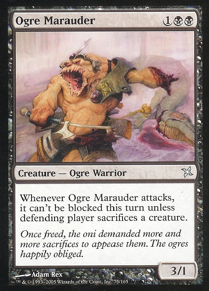 Ogre Marauder (Betrayers of Kamigawa) Near Mint Foil