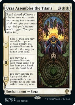 Urza Assembles the Titans (Dominaria United) Near Mint Foil