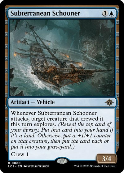 Subterranean Schooner (The Lost Caverns of Ixalan) Near Mint Foil