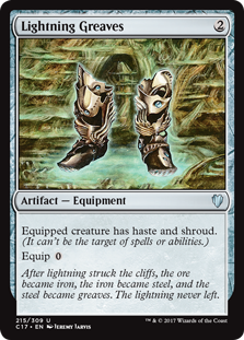Lightning Greaves (Commander 2017) Near Mint