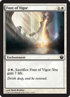 Font of Vigor (Journey into Nyx) Near Mint Foil