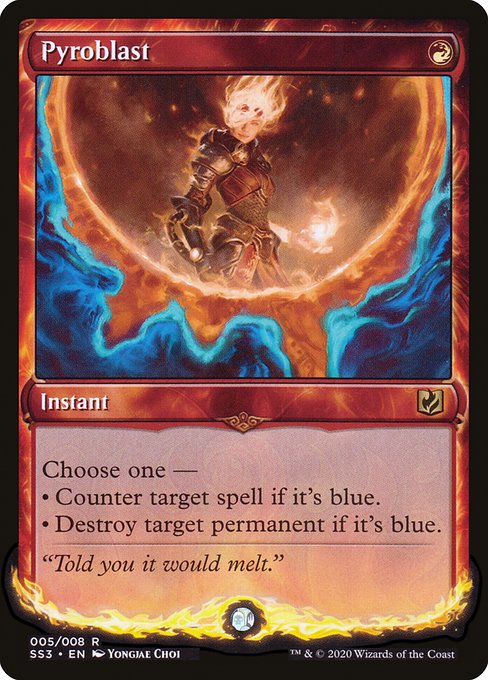 Pyroblast (Signature Spellbook: Chandra) Near Mint