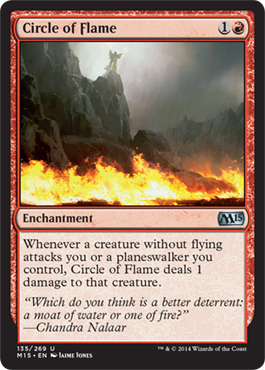 Circle of Flame (Magic 2015 Core Set) Near Mint