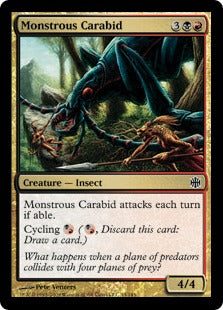 Monstrous Carabid (Alara Reborn) Near Mint Foil