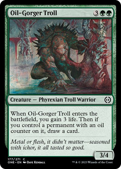 Oil-Gorger Troll (Phyrexia: All Will Be One) Near Mint