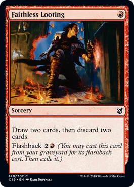 Faithless Looting (Commander 2019) Near Mint