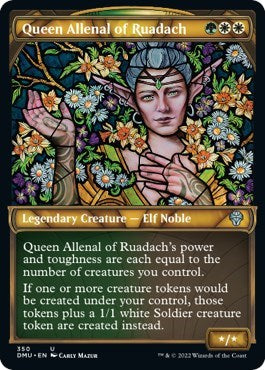 Queen Allenal of Ruadach (Textured Foil) (Dominaria United) Near Mint