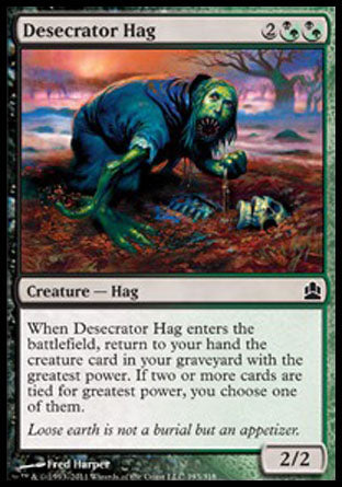 Desecrator Hag (Commander) Light Play