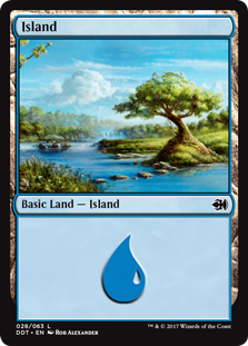 Island (28) (Duel Decks: Merfolk vs Goblins) Near Mint