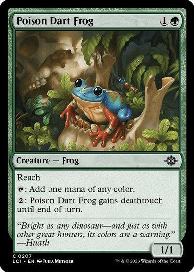 Poison Dart Frog (The Lost Caverns of Ixalan) Near Mint