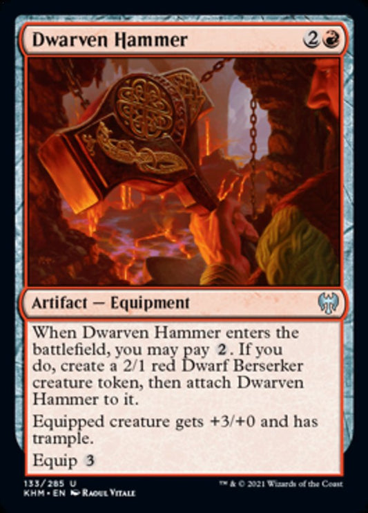 Dwarven Hammer (Kaldheim) Near Mint Foil
