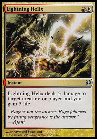 Lightning Helix (Duel Decks: Ajani vs Nicol Bolas) Near Mint