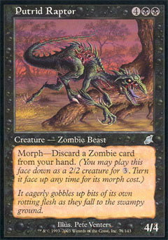 Putrid Raptor (Scourge) Near Mint